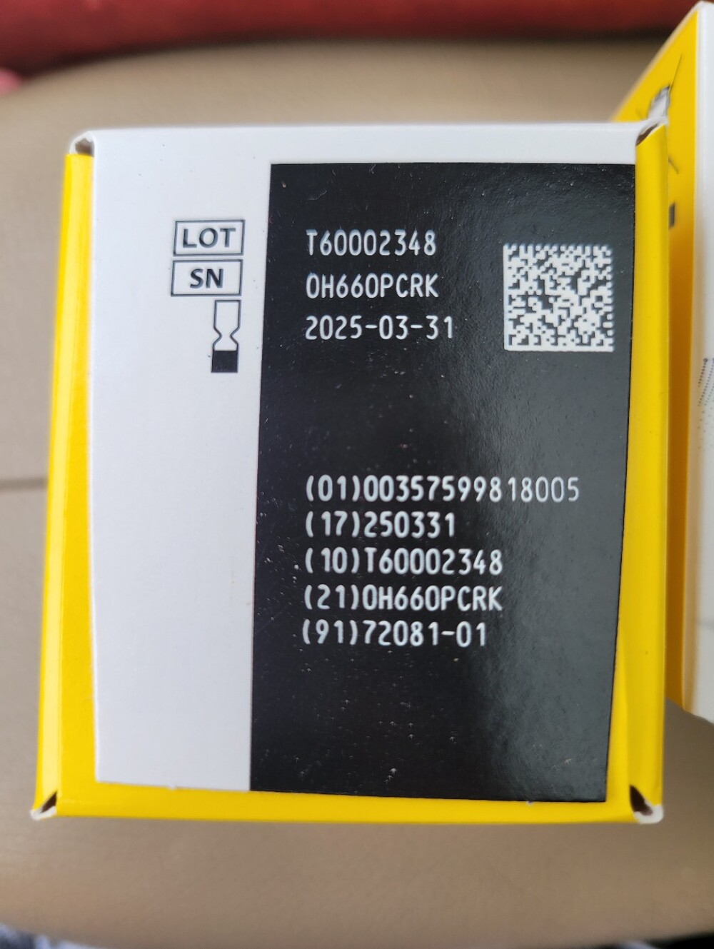 FreeStyle Libre 3 Plus Sensor - Exp 3/25 Yellow 3 Boxes - Picture 2 of 5
